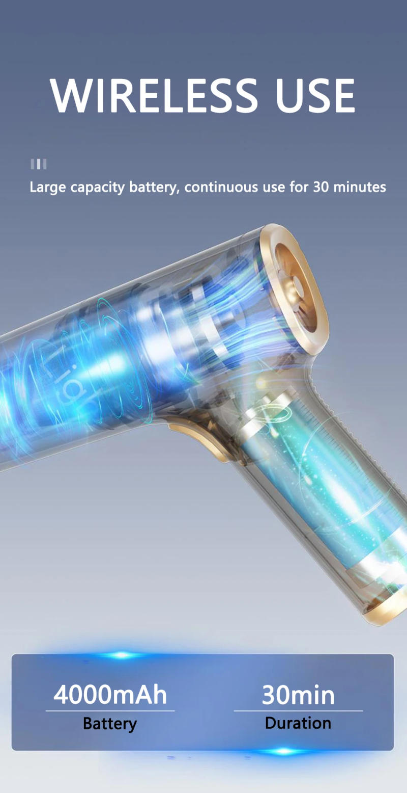 Description Picture 5 of itemXiaomi Wireless Car Vacuum Cleaner Strong Suction Handheld Robot Vacuum Home & Car Dual Use Mini Vacuum Cleaner Home Appliance