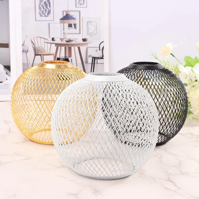 Description Picture 3 of itemHollow Out Metal Pendant Lamp Shade Cover Chandelier for Living Room Home Decoration