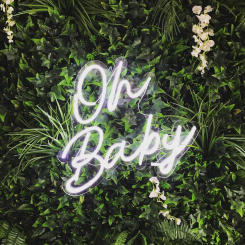Neon Sign Light For Baby Birthday Party Wall Art Decorate Personalized Custom LED Neon Sign Acrylic Custom Light Christmas Gift