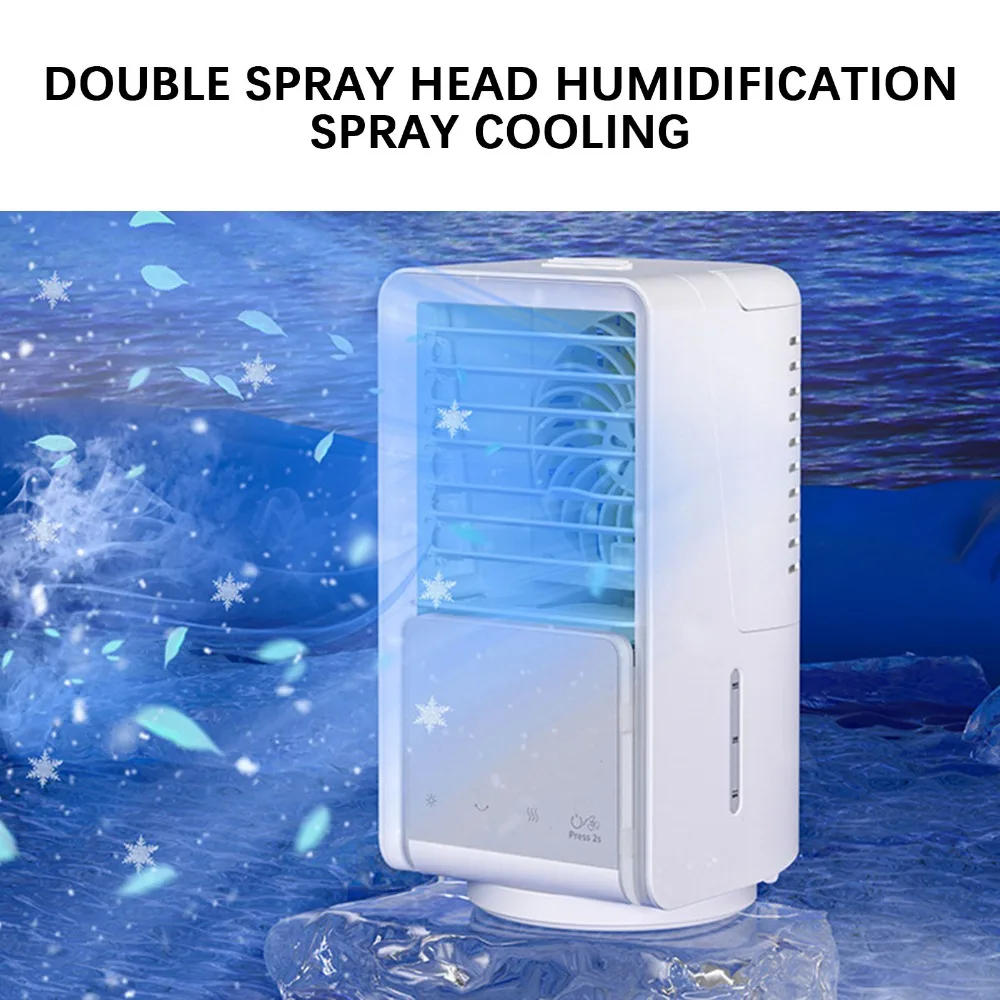 Description Picture 3 of item4-IN-1 Portable Air Conditioners,700ml Tank Mist Air Cooler,3 Speed Personal Mini Fan With Handle,Summer for Home Office Camping