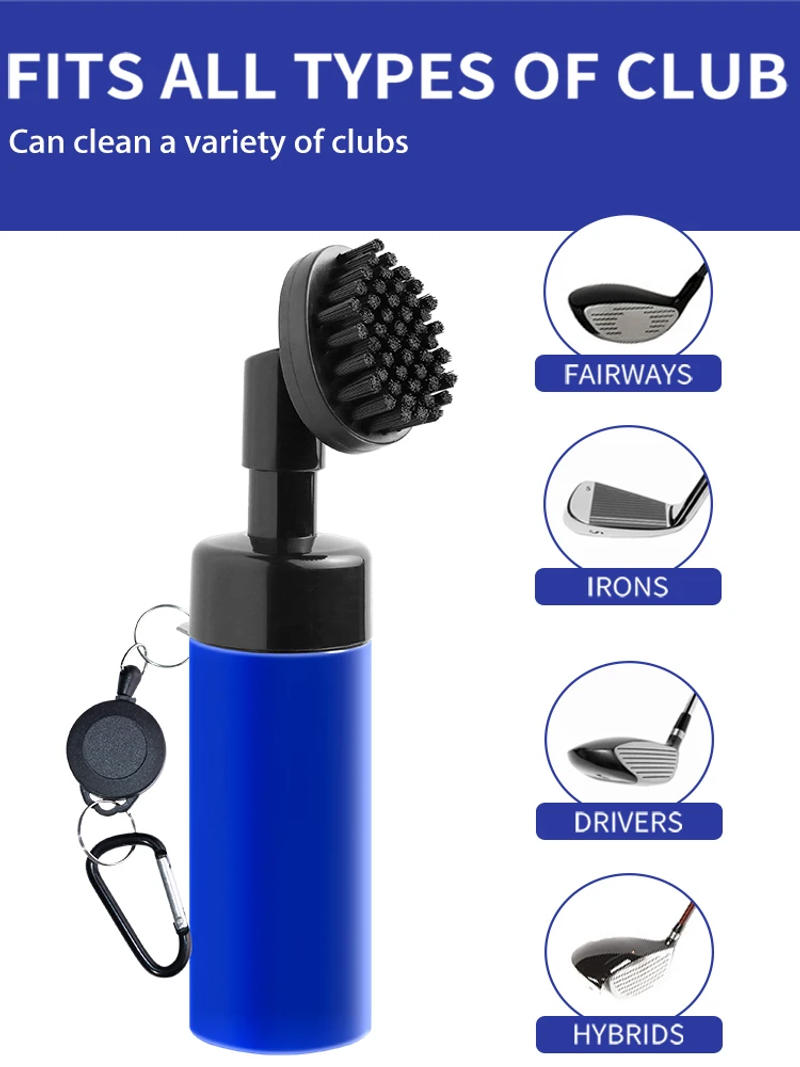 Description Picture 6 of item1PCS new model golf water brush - cleaning brush with water spray for club shafts of new club heads - convenient for going out
