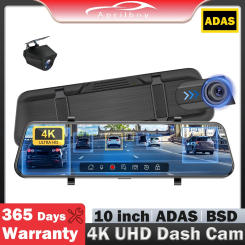 Aprilboy V9 Car Dash Cam 4K Built-in Smart Driving ADAS BSD WiFi G-Sensor with APP Control Night Vision 24 Hours Parking Monitor