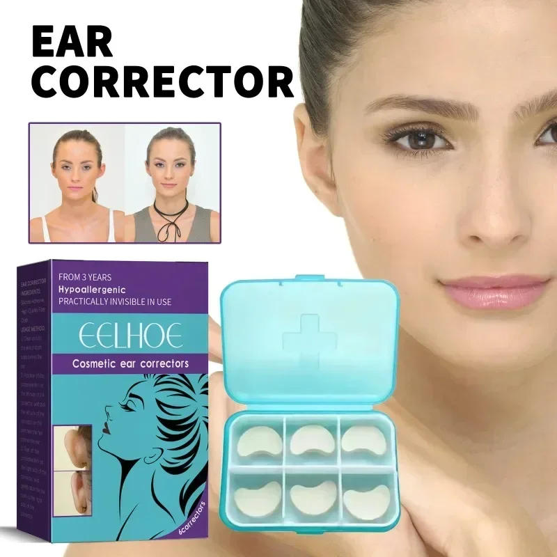 Description Picture 3 of item6pcs Ear Patch Corrector Veneer Ear Change Ear Correction Vertical Version Photo V Face Sticker Photo Stereotyped V Face Sticker
