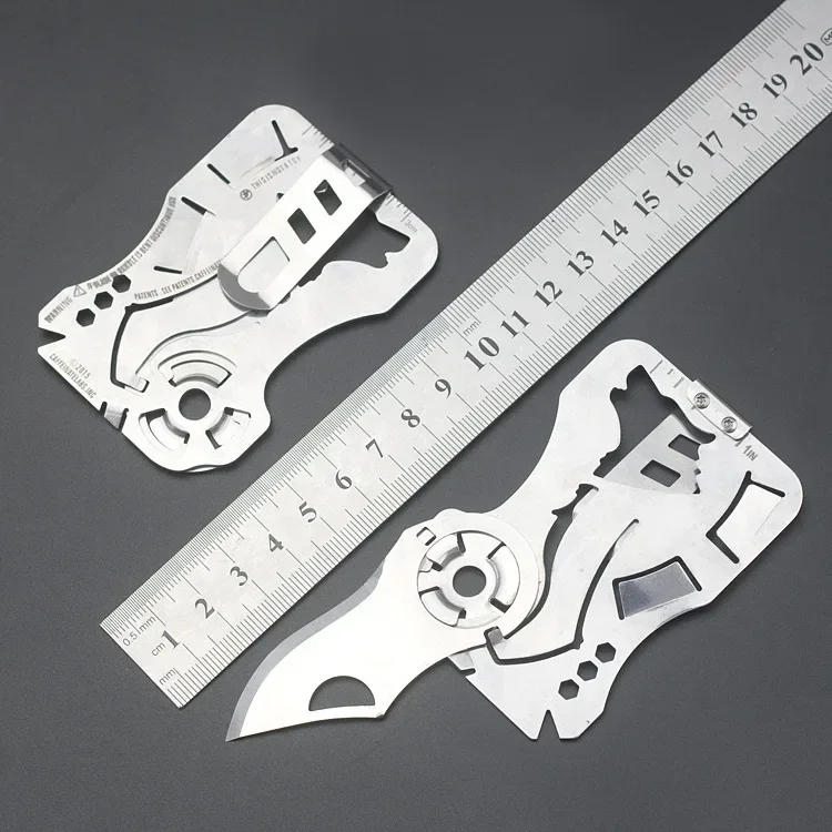 Description Picture 2 of itemWallet Card Knife Outdoor Pocket Tools High Quality New Multi-functional Combination Tool 440 Stainless Steel