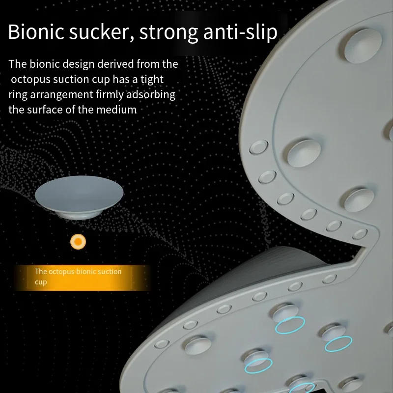 Description Picture 4 of itemRabbit Silicone Foot Scrubbing Mat Exfoliating Shower Massage Brush Back Massager Foot Scrubber Bathroom Non-slip Bath Mat Tools