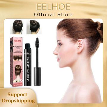 EELHOE Broken Hair Finishing Stick Frizz Softening Gel Rapid Fixed Fluffy Hairs Smoothing Not Greasy Broken Hair Styling Cream