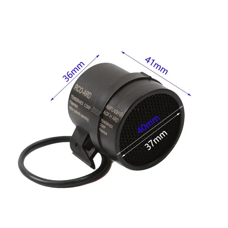 Description Picture 5 of itemACOG Scope Killflash Cover Cap Metal Mesh Lens Protector Hunting Optics Accessories Gun Rifle Red Dot Sight Kill Flash