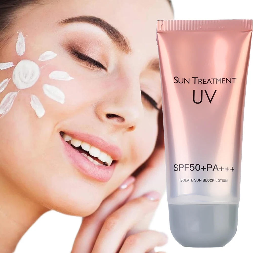 Description Picture 2 of itemLasting Sunscreen Cream Protector Facial Sun Block Spf50 Gel Isolation Lotion Cream Bleaching Creams Face Moisturizer Whitening
