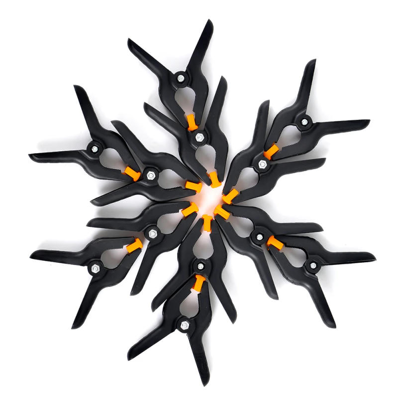 Description Picture 6 of item8Pcs Photography Spring Clips And Side Clamps Fixed Backdrop Muslin & Green Screen For Background Stand