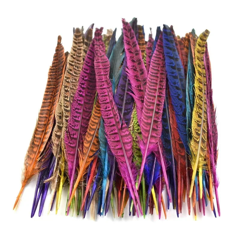 Description Picture 5 of itemNatural Hen Female Pheasant Feathers for Decoration 30-35cm 12-16" Long Handicraft Accessories DIY Crafts Chicken Decor Carnival
