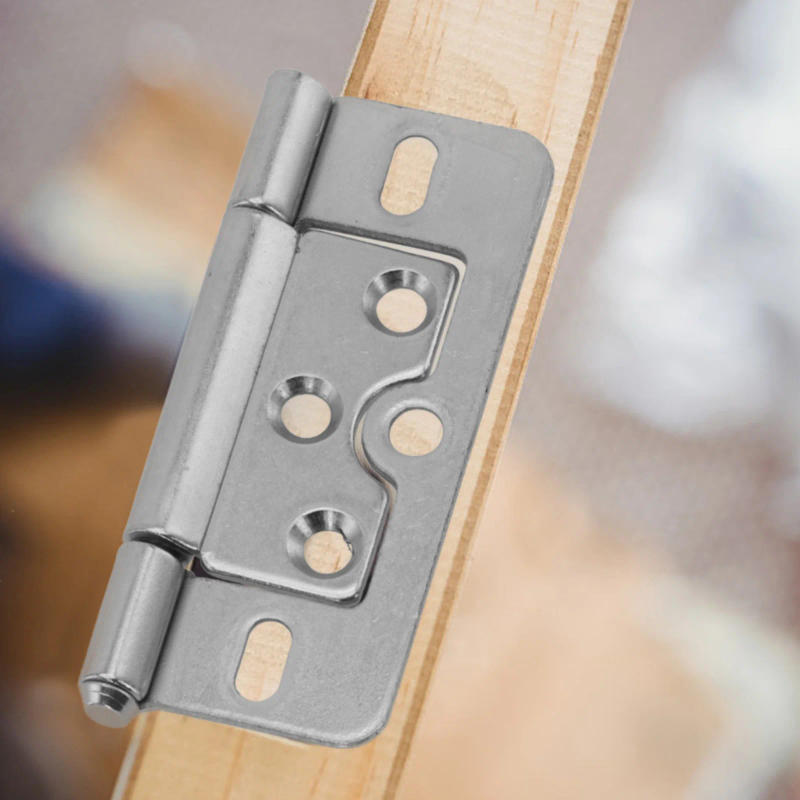 Description Picture 6 of item1pc Detachable Door Hinge Iron Flush Door Hinges For Cupboard Wardrobe Cabinet Louvre Furniture Hardware Removable Hinge