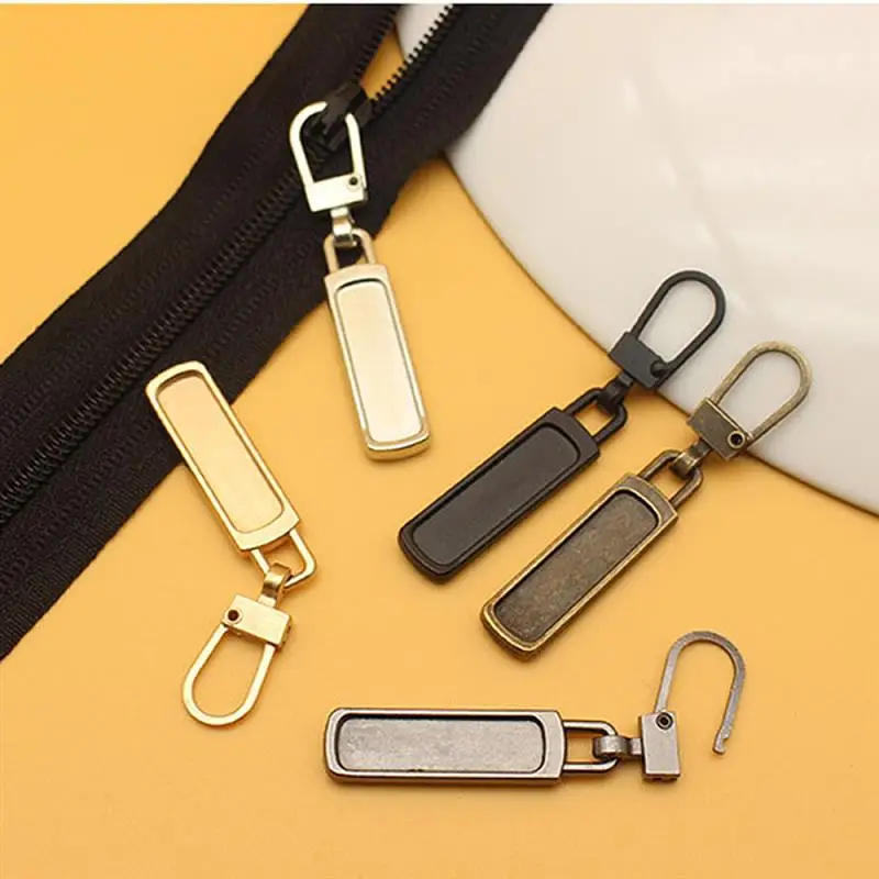 Description Picture 5 of item5Pcs Detachable Metal Zipper Pullers Sliders Head Zippers Repair Kits Zipper Pull Tab DIY Sewing Jacket Clothing