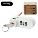 New Zinc Alloy Mechanical Password Lock Anti-theft 3 Digital Code Combination Lock Hardware Security Drawer Lock Cupboard Drawer