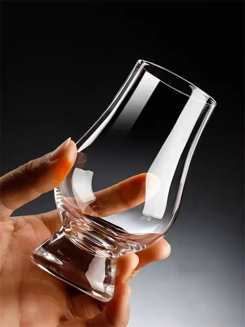 Description Picture 2 of item2/4/6PCS 190ml Whiskey Cup Clear Lead Free Crystal Glass Whiskey Cup Set Scotch Drinking Glasses European-style Cocktail Glasses