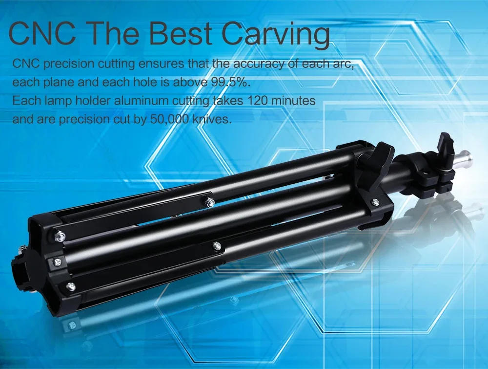 Description Picture 2 of itemScrew Head Light Stand Tripod 2m 1.7m  For Phone Selfie Stick Adjustable For Photo Studio Flashes Photographic Softbox