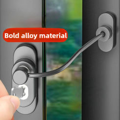 Window Casement Window Limiter, Anti-theft Safety Lock Buckle, Perforated Child Protection Sliding Door and Window Lock