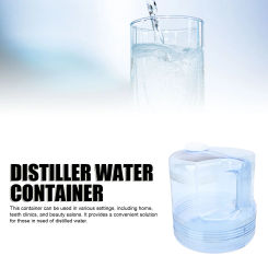 Replacement Distilled Water Bottle High Applicability 4L Capacity Distiller Water Container Tough PP for Countertop Distillers