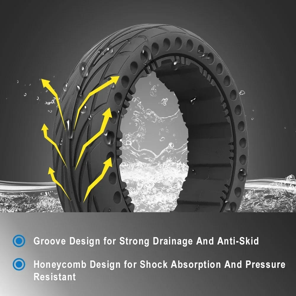 Description Picture 3 of itemSolid Tyre 10-2.75 Solid Tyre For Ninebot by Segway GoKart Pro S Max Self Balance Scooter Comfortable Tire Accessories
