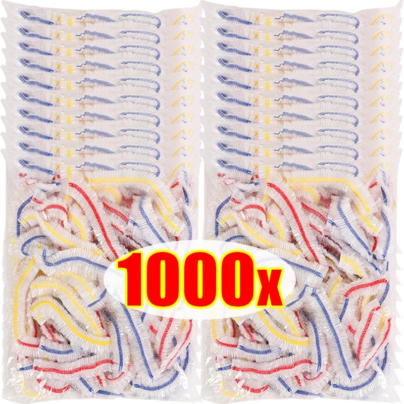 Description Picture 2 of itemDisposable Food Covers Fresh-keeping Saran Warp Food Grade Cover Plate Lids Kitchen Plastic Elastic Wrap Packaging Storage Bags