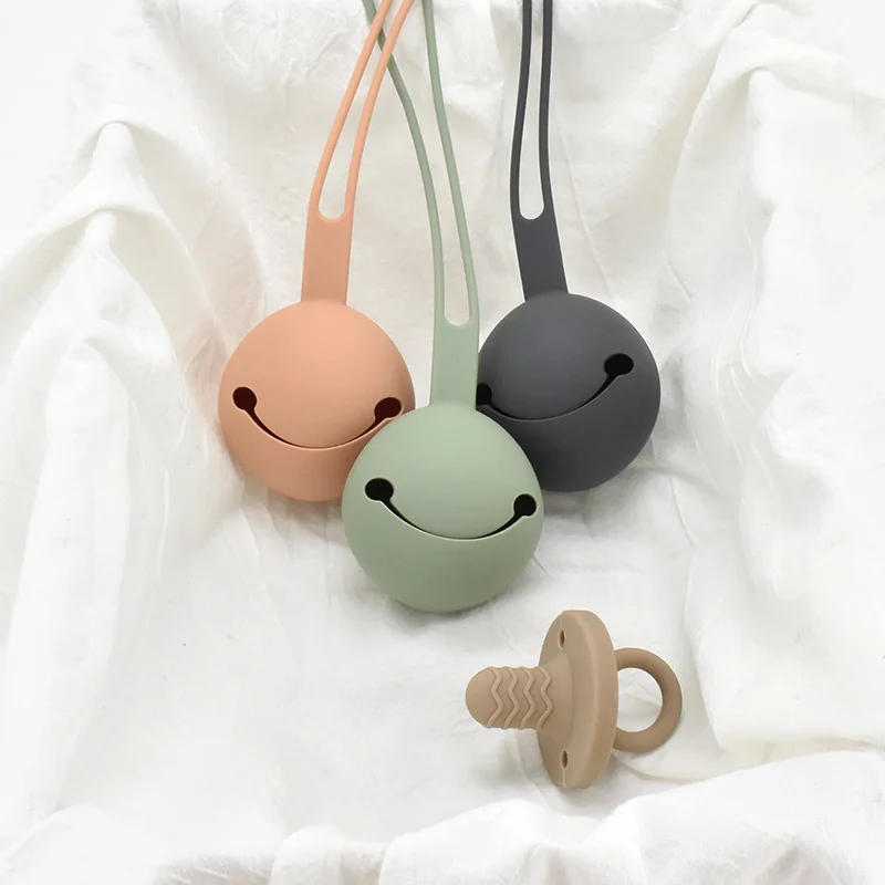 Description Picture 4 of itemBaby Pacifier Holder BPA Free Food Grade Silicone Infant Portable Soother Container Box Storage Box Baby Nursing Accessories