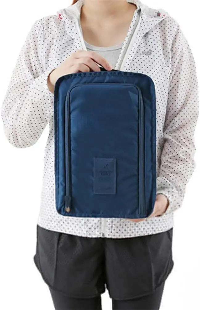 Description Picture 4 of itemWaterproof Travel Shoes Storage Bag Clothing Organizer Convenient Zip Lock Sorting Pouch Foldable Underwear Socks Packing Item