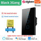 Zigbee Black 3 gang