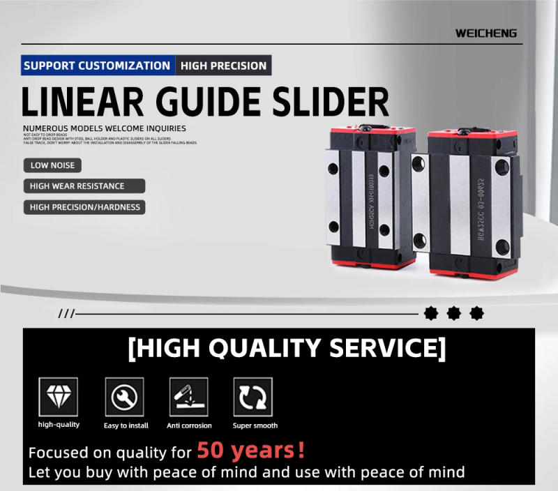 Description Picture 4 of item1pc HGH25CA HGW25CC Slider Block Match Use HGR25 Linear Guide For Linear Rail CNC Diy Parts