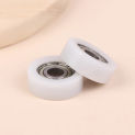 5*17*6mm Nylon Plastic Roller Guide Wheel 695zz Bearing Wheel POM Drawer Window Door Pulley Roller Plastic bearing pulley