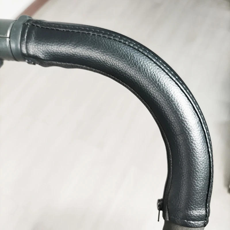 Description Picture 4 of itemStrolle Handrail Leather Cover For Cybex Melio 2/3 Carbon Pushchair Handle Buggy Mom Push Bar Protective Case Baby Accessories
