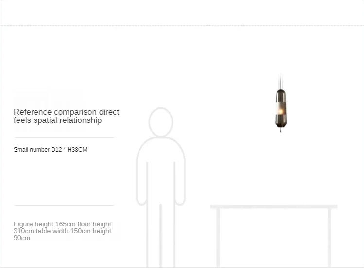 Description Picture 4 of itemDesign Glass Pendant Lights for Bedroom Bedside Restaurant Hotel Hanging Lamp Cafe Bar Modern Home Decoration Ceiling Lighting