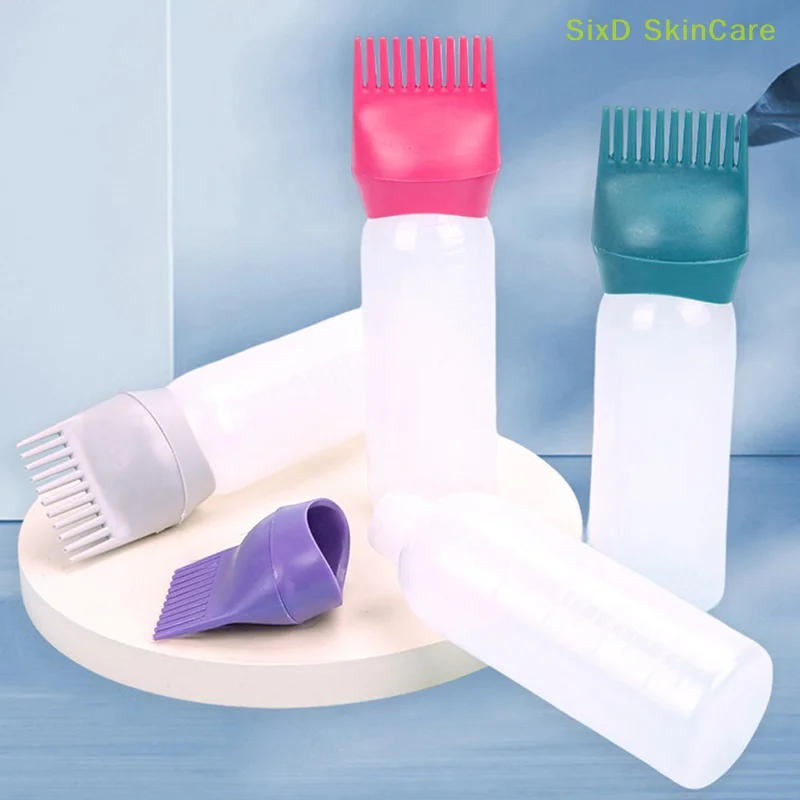 Description Picture 4 of item120ML Hair Dye Applicator Brush Bottles Dyeing Shampoo Bottle Oil Comb Hair Dye Bottle Applicator Hair Coloring Styling Tool