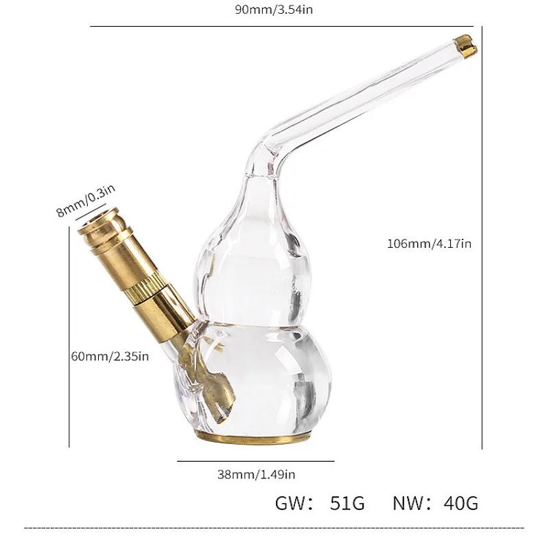 Description Picture 2 of itemMini hookah for Smoking Tobacco &Cigarette Filter smoke Water pipe shisha set with Brass grass Herb bowl Smoking Accessories