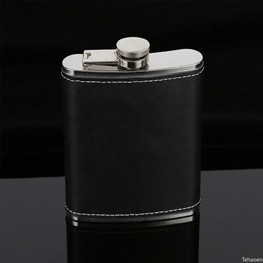 Description Picture 4 of itemOutdoor Pocket Wine Bottle Pot Cup 9 Oz Mini Hip Flask Whiskey Wine Flask Stainless Steel Portable Metal Alcohol Men Flagon