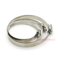 304 Stainless Steel Hose Hoop Pipe Clamp Clip High Quality Screw Worm Drive Hose Clamp All Size