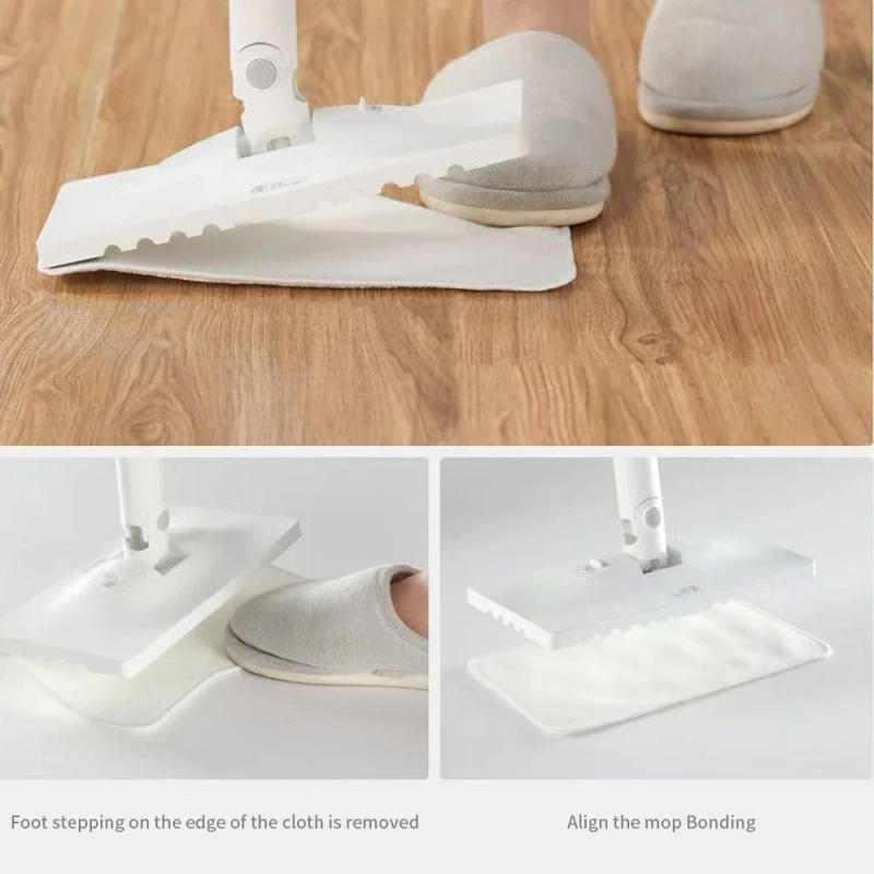 Description Picture 6 of itemSteam Vacuum Cleaner Mop Cloth Cleaning Pads for Xiaomi Deerma DEM ZQ600 ZQ610 Handhold Cleaner Mop Replacement Accessory