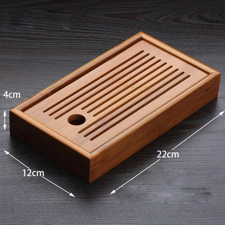 Description Picture 3 of itemTea Board Bamboo Tea Tray Drainage Tank Puer Tea Table Saucer Drawer Tray For Ceremony Teaware Tool