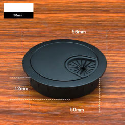 Cable Hole Cover 50mm/60mm/80mm Metal Grommet Desk Table Cable Tidy Outlet Wire Cover Home Office Computer Desk Cable Organizer