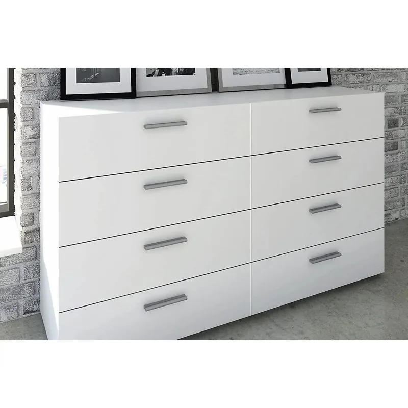 Description Picture 5 of itemLoft 8 Drawer Double Dresser , White bedroom furniture