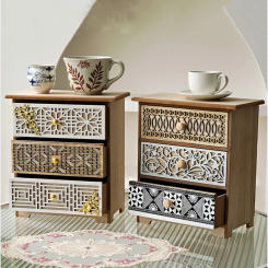 Wooden Storage Drawers Home Office Desk Drawer Type Storage Box Bedroom Removable Decoration Makeup Organizer for The Drawer