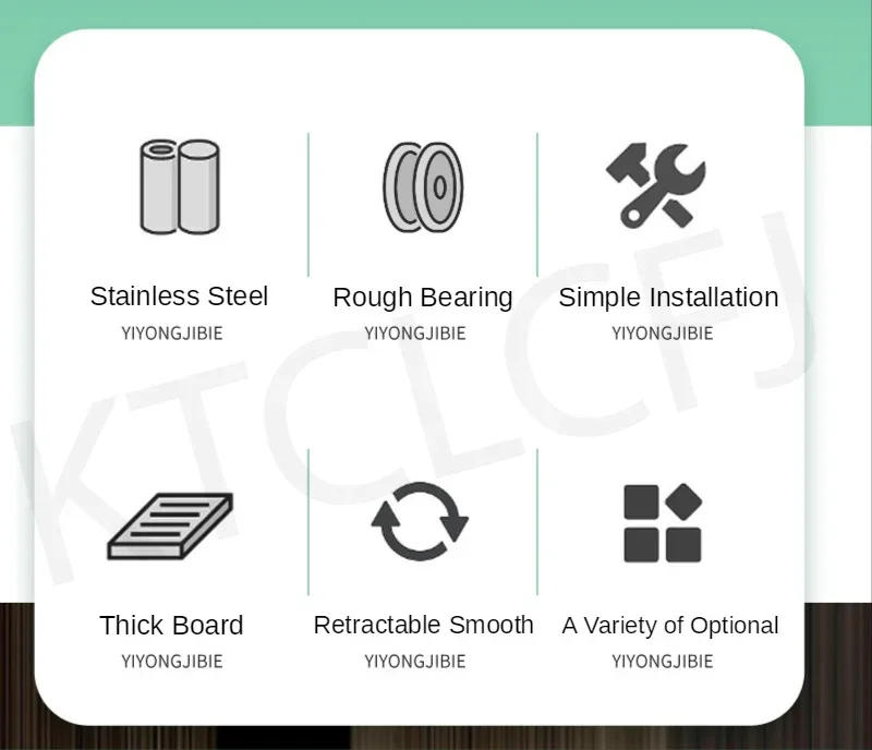 Description Picture 3 of item4 "5" Stainless Steel Invisible Door Hydraulic Hinge Household Cabinet Cabinet Door Rebound Self-closing Spring Hinge