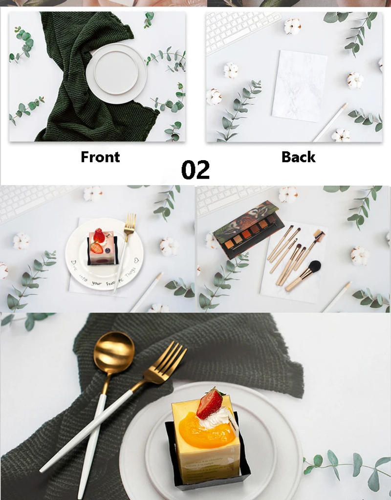Description Picture 4 of itemPhoto Studio Photography Backdrops 57*42cm 2 Sides Waterproof Photophones Background Paper Food Photocall Prop Accessories
