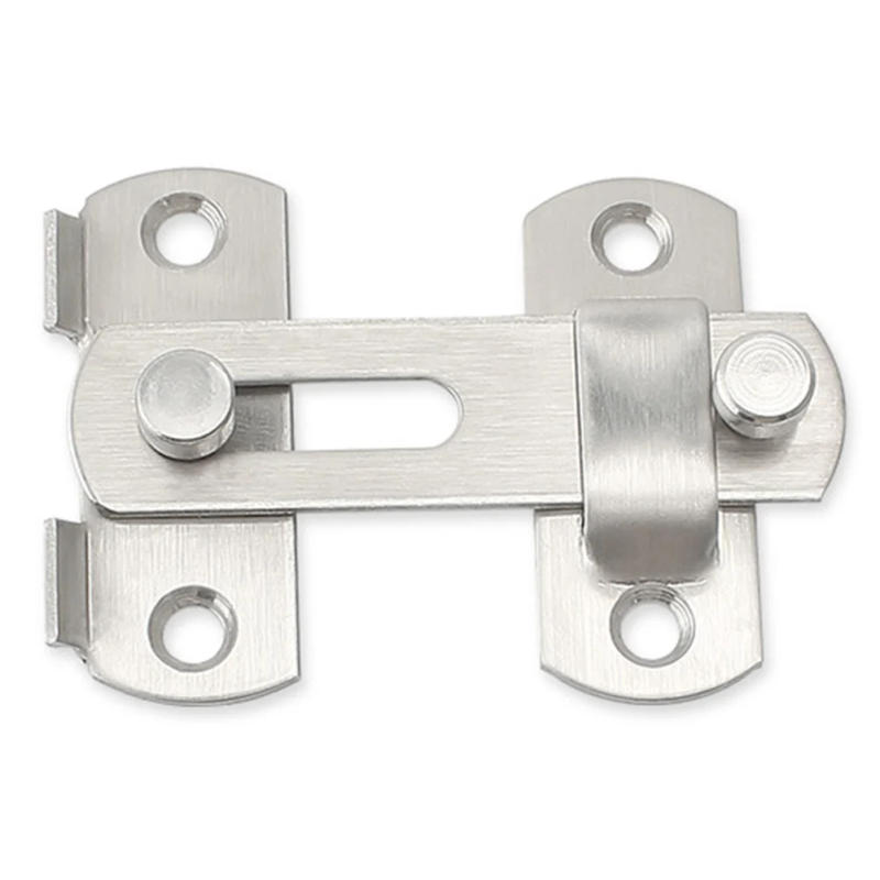 Description Picture 4 of item1pc Thickened Stainless Steel Cabinet Door Lock Catch Classic Hook And Latch Structure Door Safety Latch Furniture Hardware