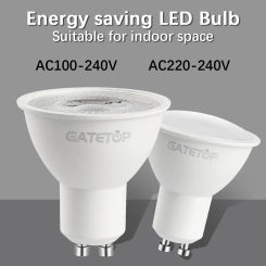 20pcs GU10 Base Bulb LED Spotlight 120degree Gu10 No Flicker AC 110V 220V Warm White Suitable for Home Living Room Bombilla Led