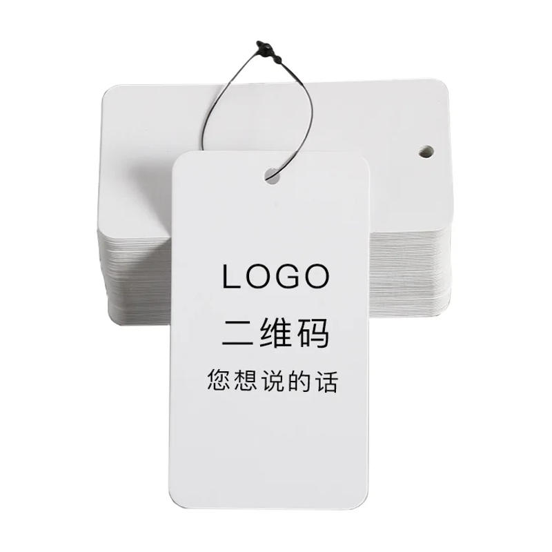 Description Picture 5 of itemCustom Rectangle Hang Tags with Personalized Logo, Clothing Brand Fashion Paper Label, Garment Swing Tag, Price Label