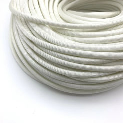 2/10meters 1-35mm Diameter 600 Deg High Temperature Braided Soft Fiber Tubing Insulation Cable Sleeving Fiberglass Tube 2Color