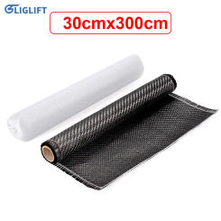 3K 200gsm 0.2mm 60/100/150/300cm Thickness Carbon Fiber Cloth Plain Carbon Fabric For Commercial Car Part Sport Equipment