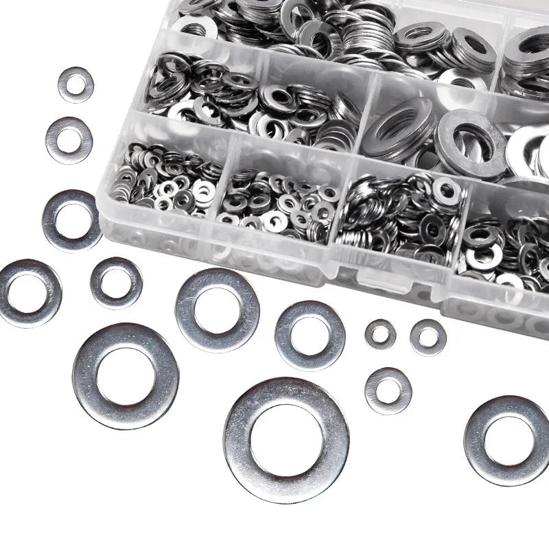 Description Picture 4 of item1010pcs Stainless Steel Sealing Solid Gasket Washer M2 M3 M4 M5 M6 M8 M10 M12 Sump Plug Oil For General Repair Seal Ring Set