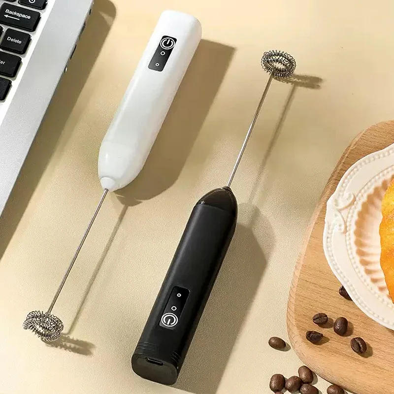 Description Picture 2 of itemIconic Brand Electric Milk Frother Handheld Egg Beater Foamer Coffee Maker Electric Blender Mixer Mini Portable Blender Kitchen Tool