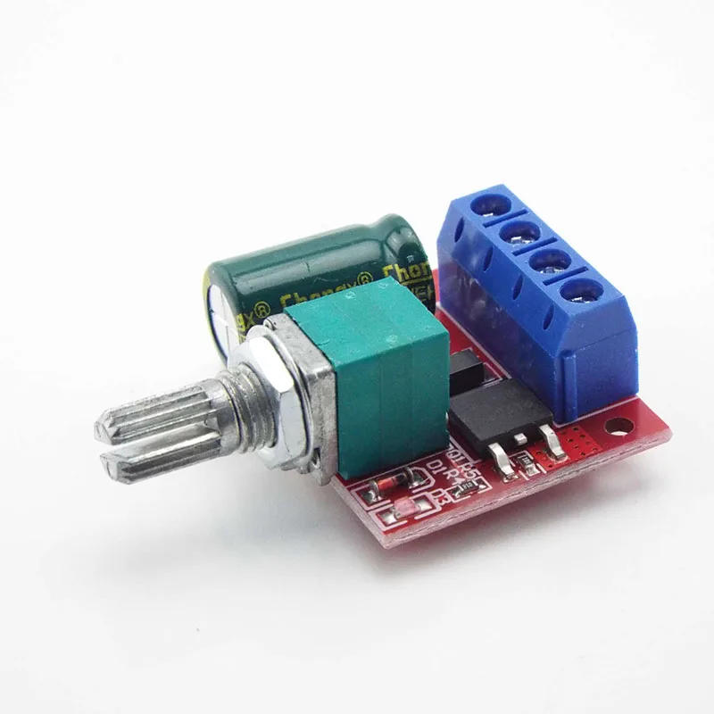 Description Picture 6 of itemMini 5A 90W PWM 12V DC Motor Speed Controller Module DC-DC 4.5V-35V Adjustable Speed Regulator Control Governor Switch 24V