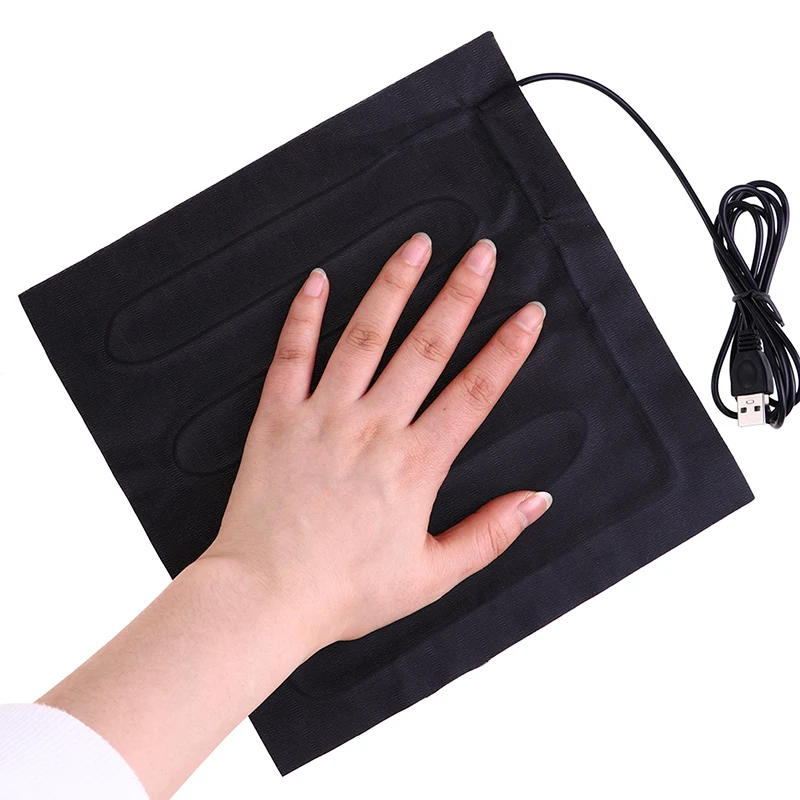 Description Picture 6 of item5V USB Heating Pad 22x22cm Pet Electric Heater Pad Winter Warm Carpet Carbon Fiber Heating Pad Hand Warmer Pet Heating Pad